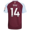 Officiële Voetbalshirt Aston Villa Pau 14 Thuis 2024-25 - Heren